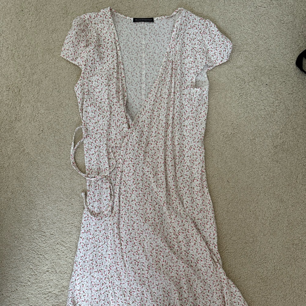 Brandy Melville Flower Wrap Dress